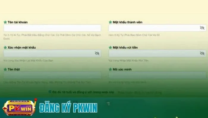 đăng ký pkwin